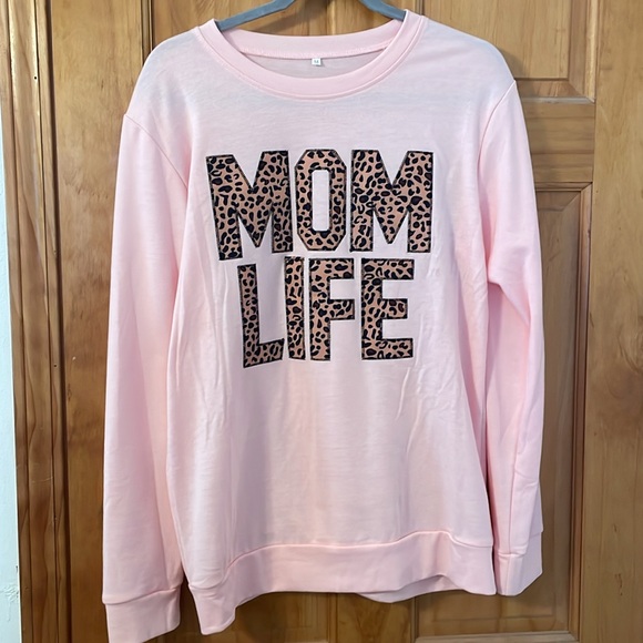 Amazon Sweaters - Mom Life Crew Neck
